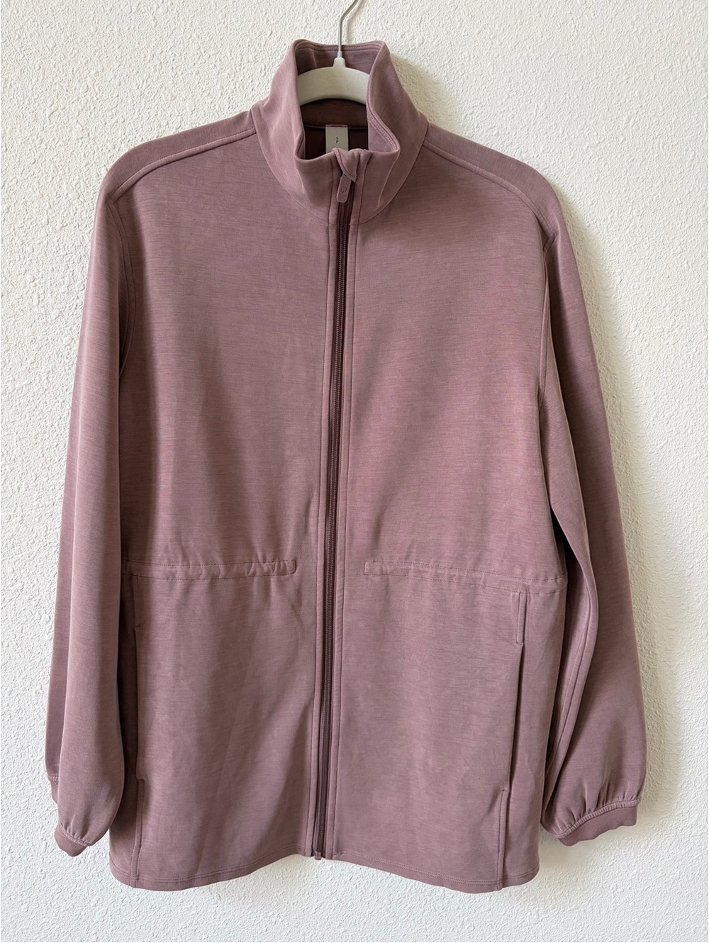 Lululemon Softstreme Cinch Waist Full Zip Jacket Twilight Rose Size Small